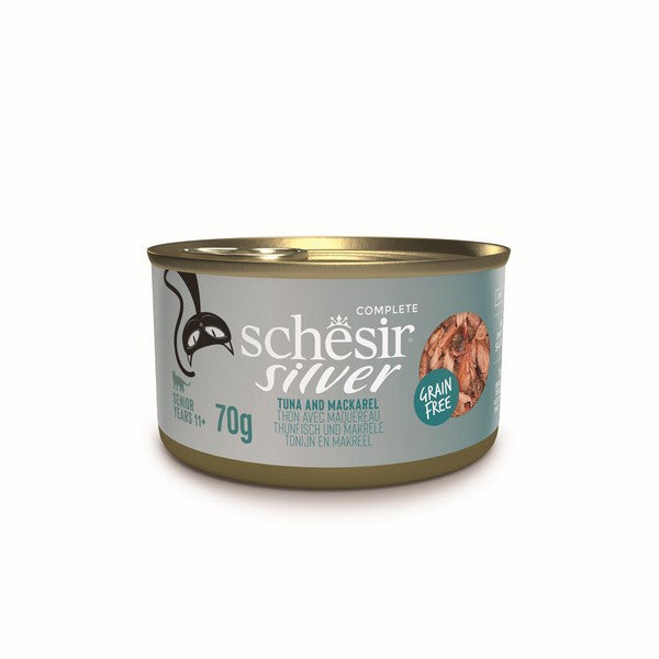 Schesir Silver Cat Tuna & Mackerel 70g