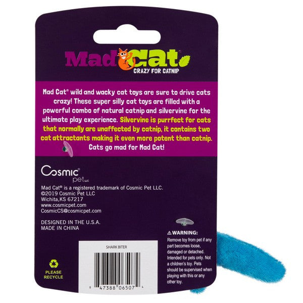 Mad Cat Catnip Toys Shark Biter