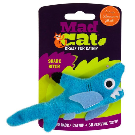 Mad Cat Catnip Toys Shark Biter