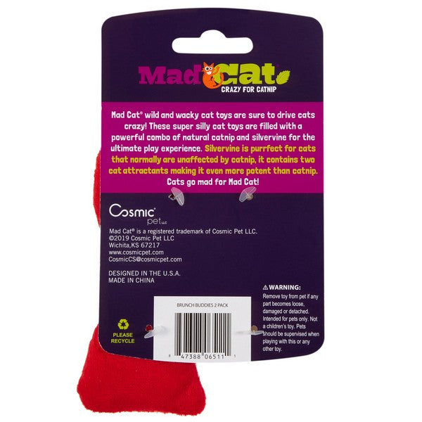 Mad Cat Catnip Toys Brunch Buddies