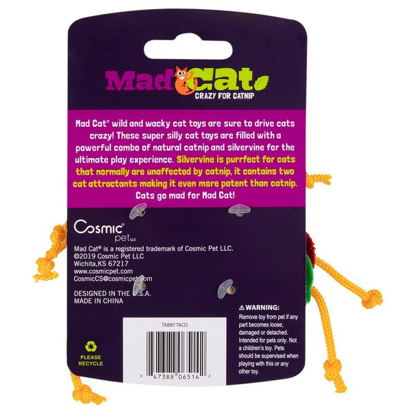 Mad Cat Catnip Toys Tabby Taco