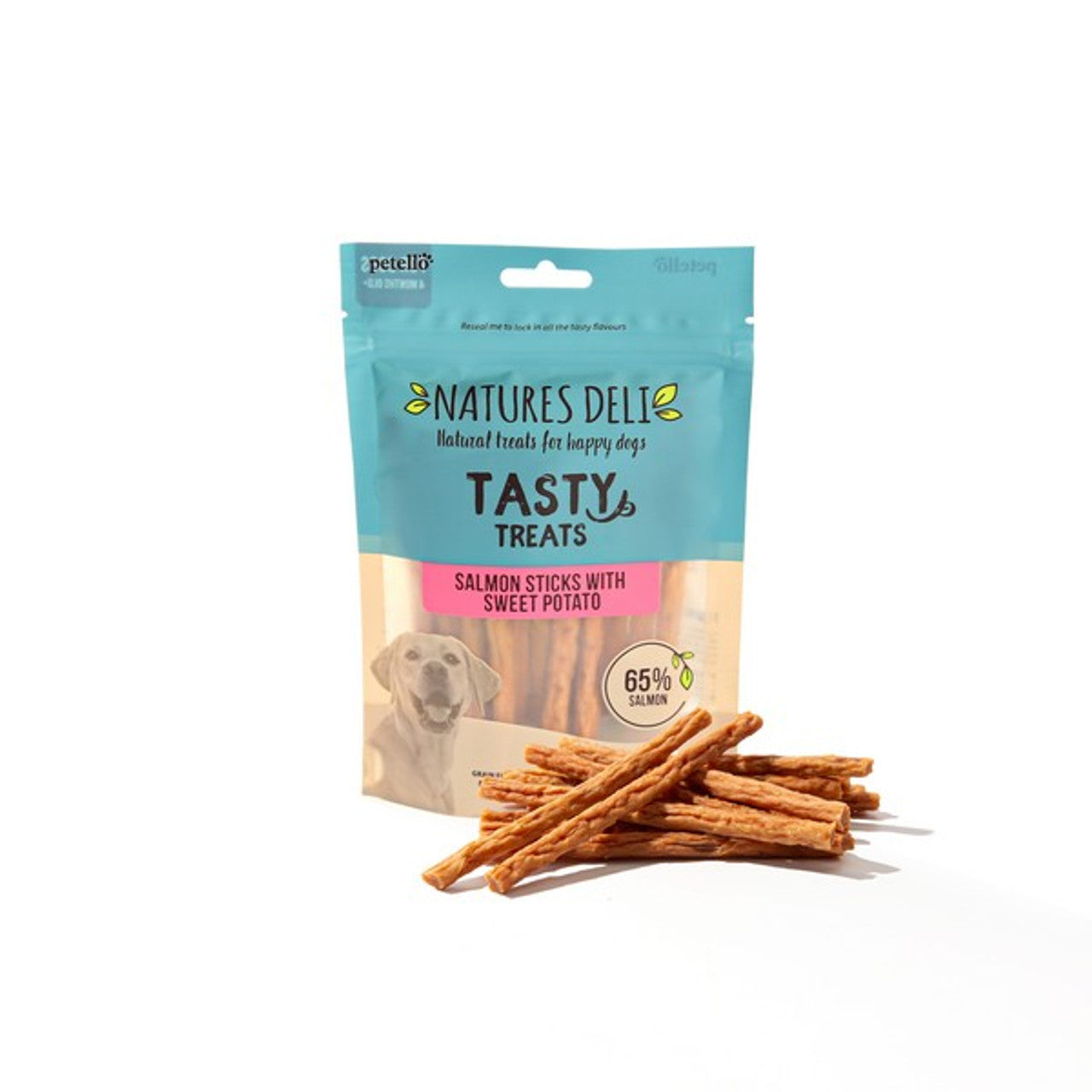 Natures Deli Salmon & Sweet Potato Sticks 100g