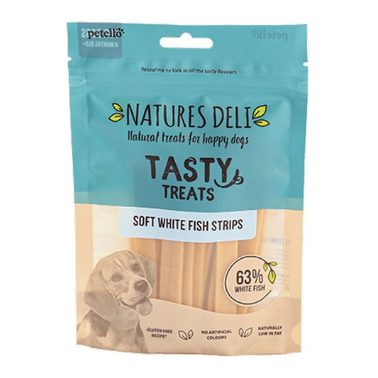 Natures Deli Ocean White Fish Strips 100g
