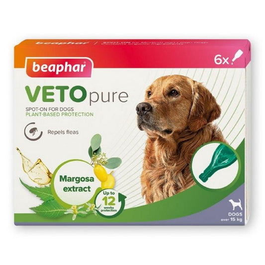 Beaphar VETOpure Medium Large Breed Spot On - 6 Pipette