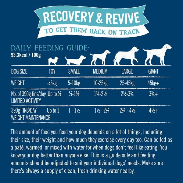 Butchers Recovery & Revive Chicken & Rice 390g