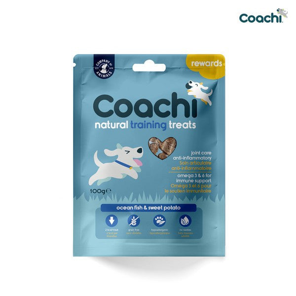 Coachi Natural Training Treats Ocean Fish 100g