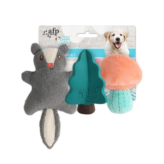 All For Paws Little Buddy Woodland 3pk