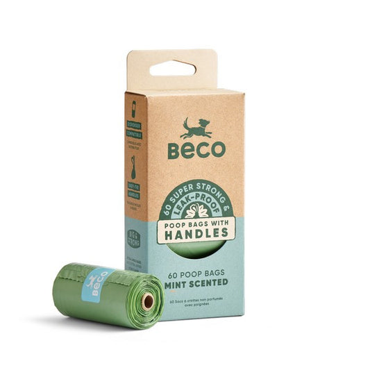Beco Poop Bags Scented Handled - 60