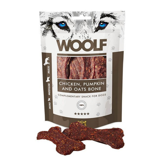 Woolf Chicken Pumpkin Oat Bones 100g