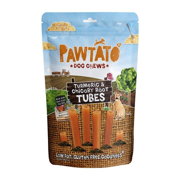 Pawtato Tubes Turmeric & Chicory Root 90g