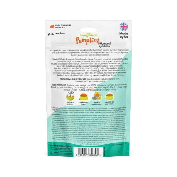 Supernature Pumpkin Powder with Pre & Probiotics 100g