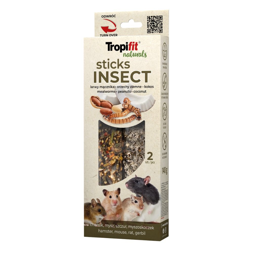 Tropifit Naturals Dried Sticks - Insect 2pk