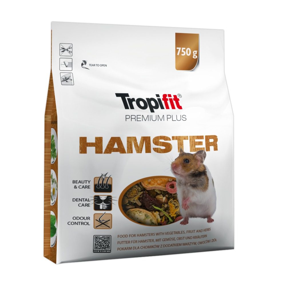 Tropifit Premium Plus Hamster Food 750g