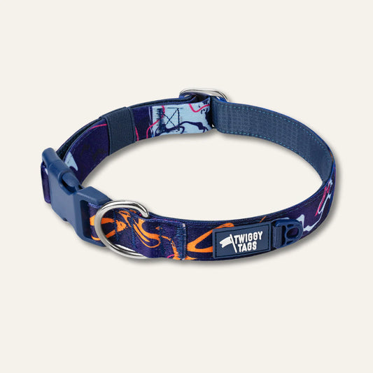 Twiggy Tags Apex Collar - Nebula