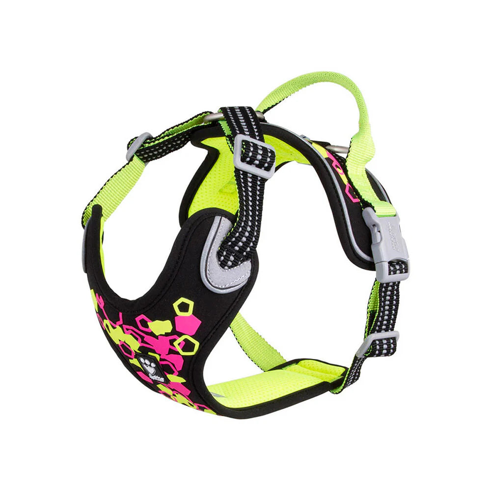 Hurtta Weekend Warrior Harness II Licorice Neon