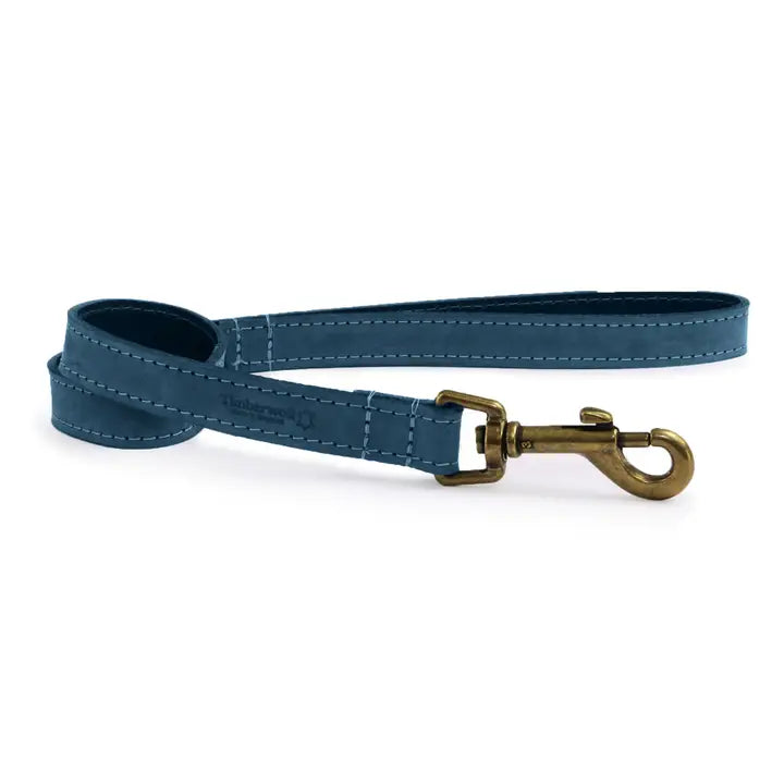 Timberwolf Leather Lead 1mx1.9cm - Blue