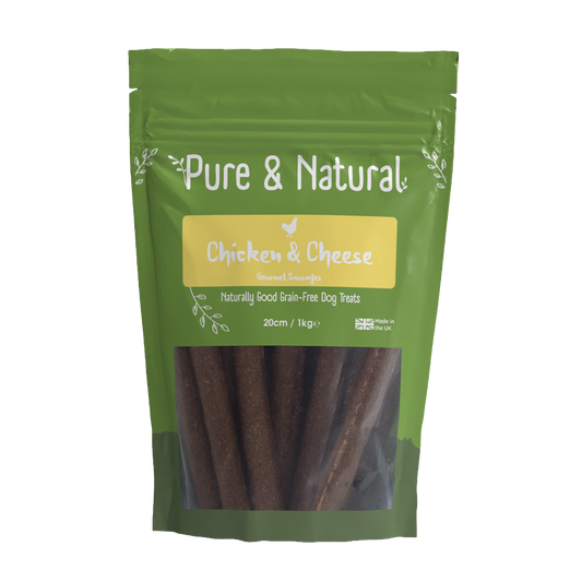 Pure & Natural Chicken & Cheese Gourmet Sausages