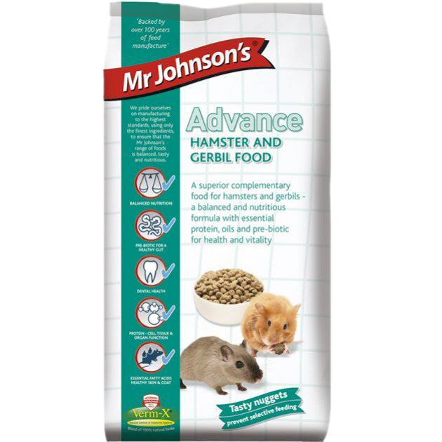 Mr Johnsons Advance Hamster Gerbil Food 750g