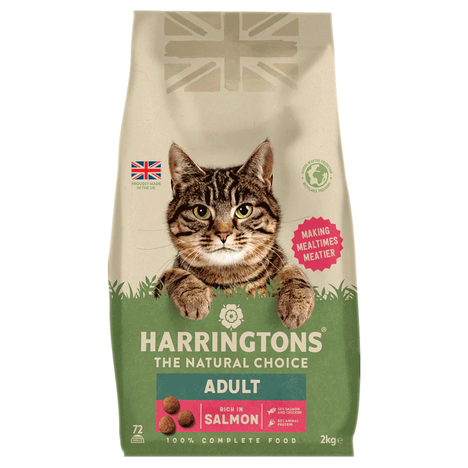 Harringtons Dry Cat Food Salmon 2kg