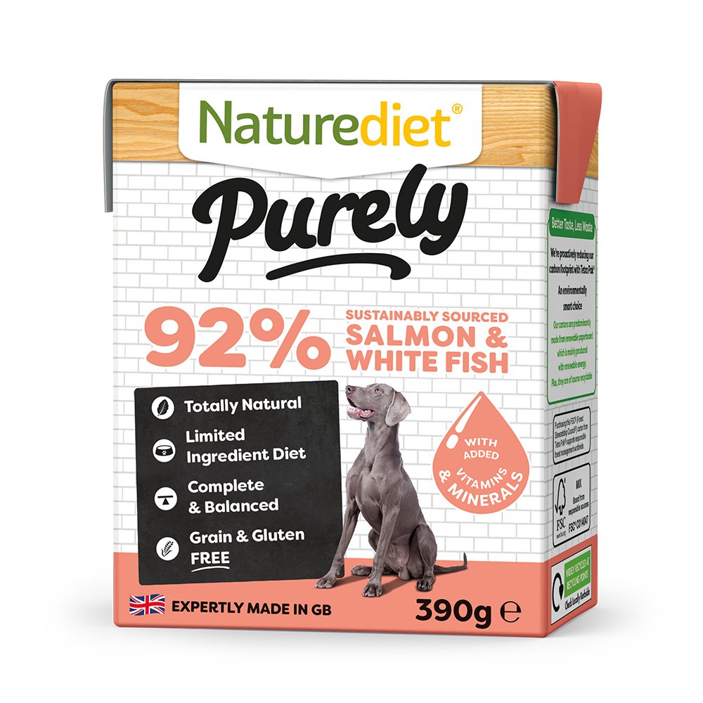 Naturediet Purely Salmon & White Fish 390g