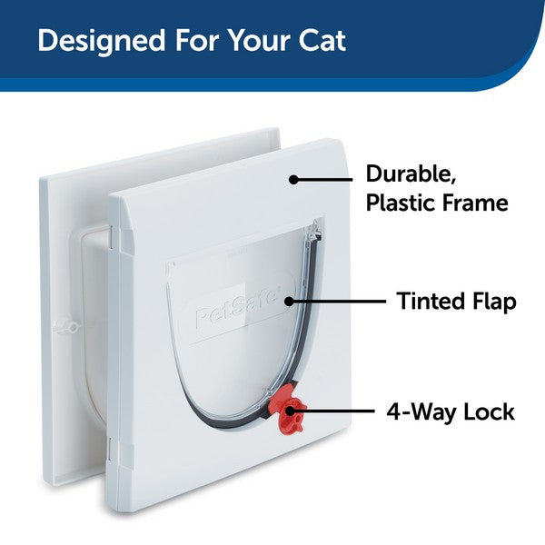 Staywell Manual 4Way Cat Flap & Tunnel