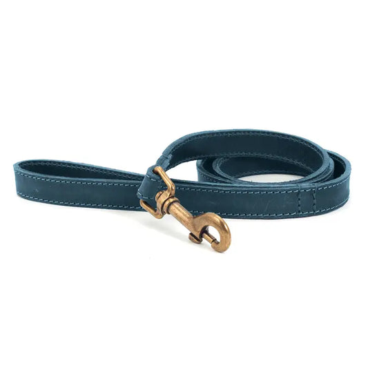 Timberwolf Leather Lead 1mx1.9cm - Blue