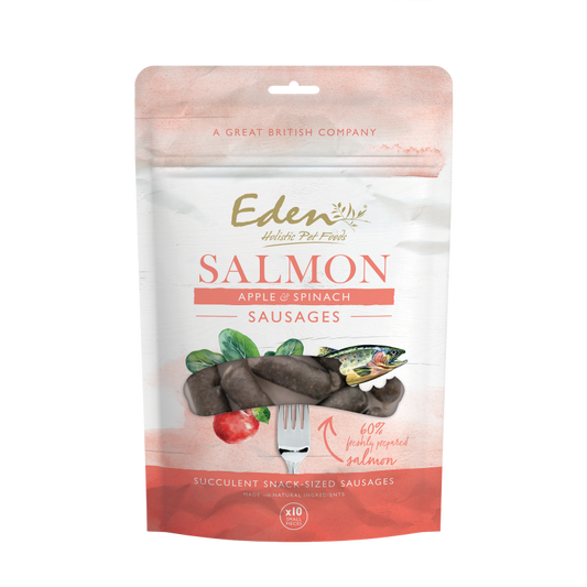 Eden Salmon, Apple & Spinach Sausages