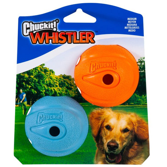 Chuckit! The Whistler Ball 2 Pack Medium