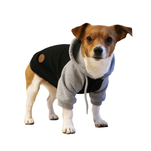 Ancol Black & Grey Dog Hoodie