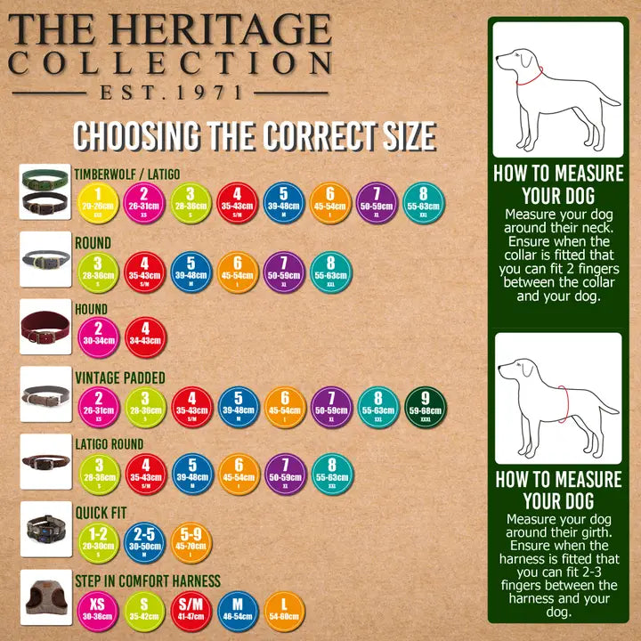 Ancol Heritage Country Check Collar