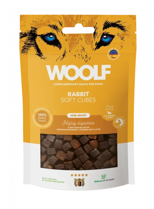 Woolf Single Protein Soft Cubes - Rabbit