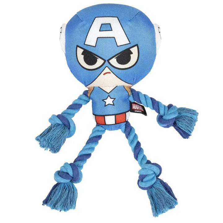 Marvel Rope Dog Toy - Captain America