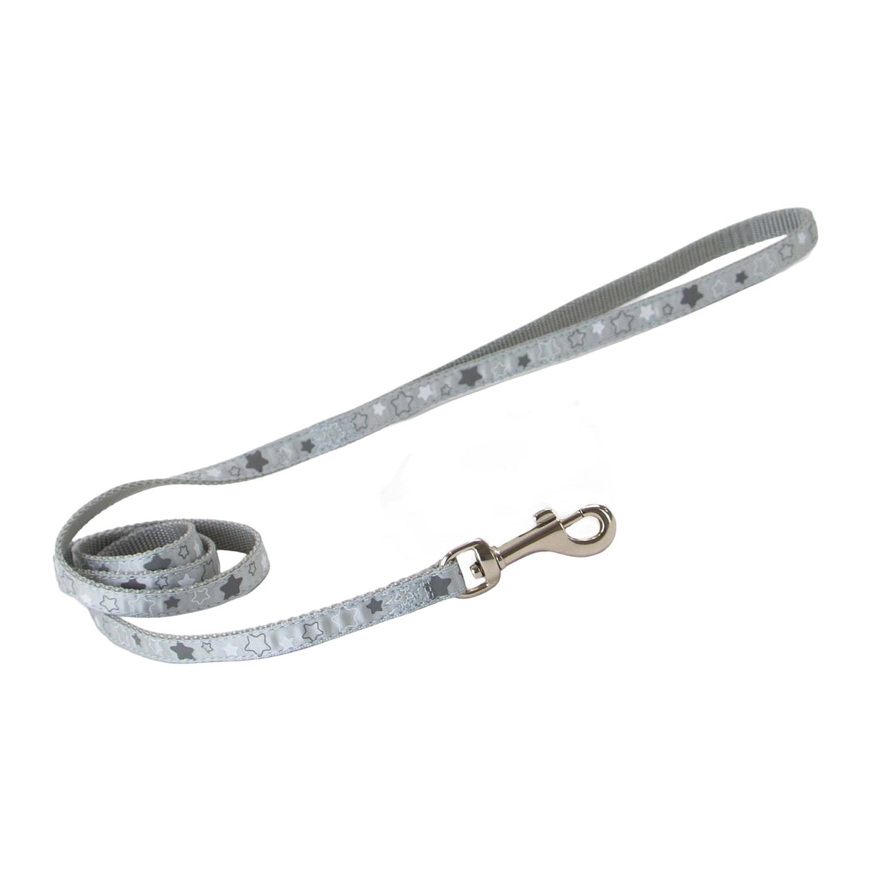 Small Bite Stars Collar Lead Set - Pebble