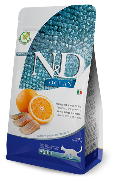 N&D Adult Cat Ocean Herring 1.5kg
