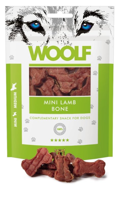 Woolf Mini Lamb Bones 100g
