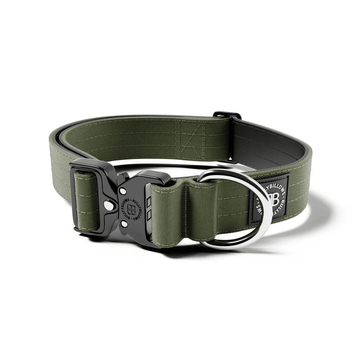 BullyBillows 4cm No Handle Collar Khaki - M