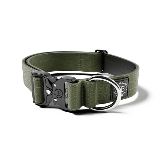 BullyBillows 4cm No Handle Collar Khaki - M