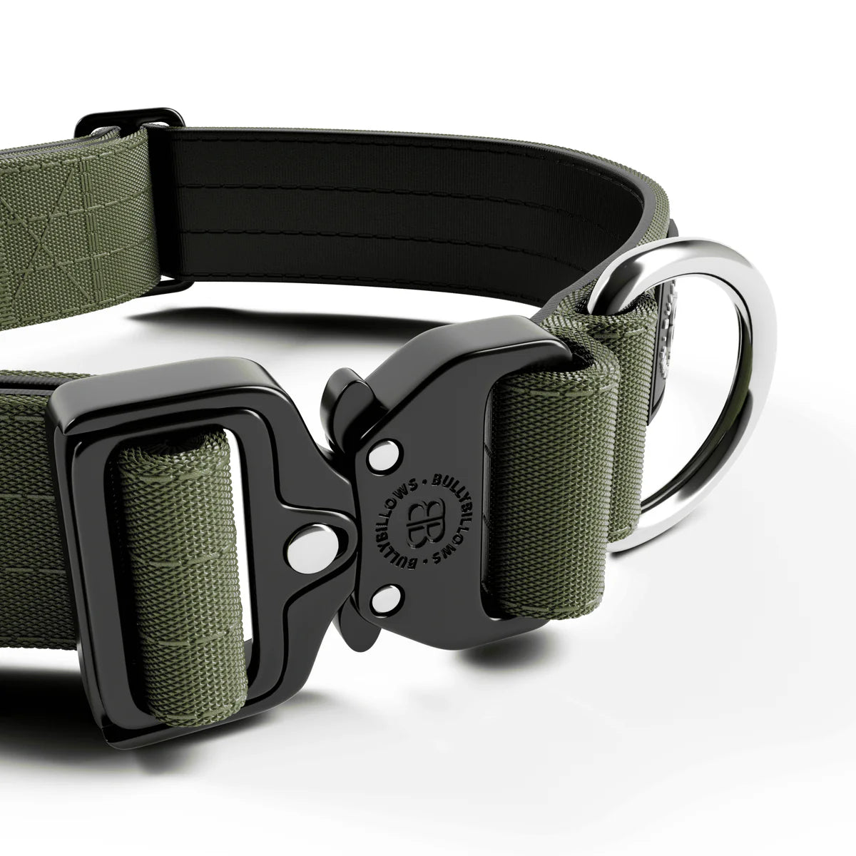 BullyBillows 4cm No Handle Collar Khaki - M