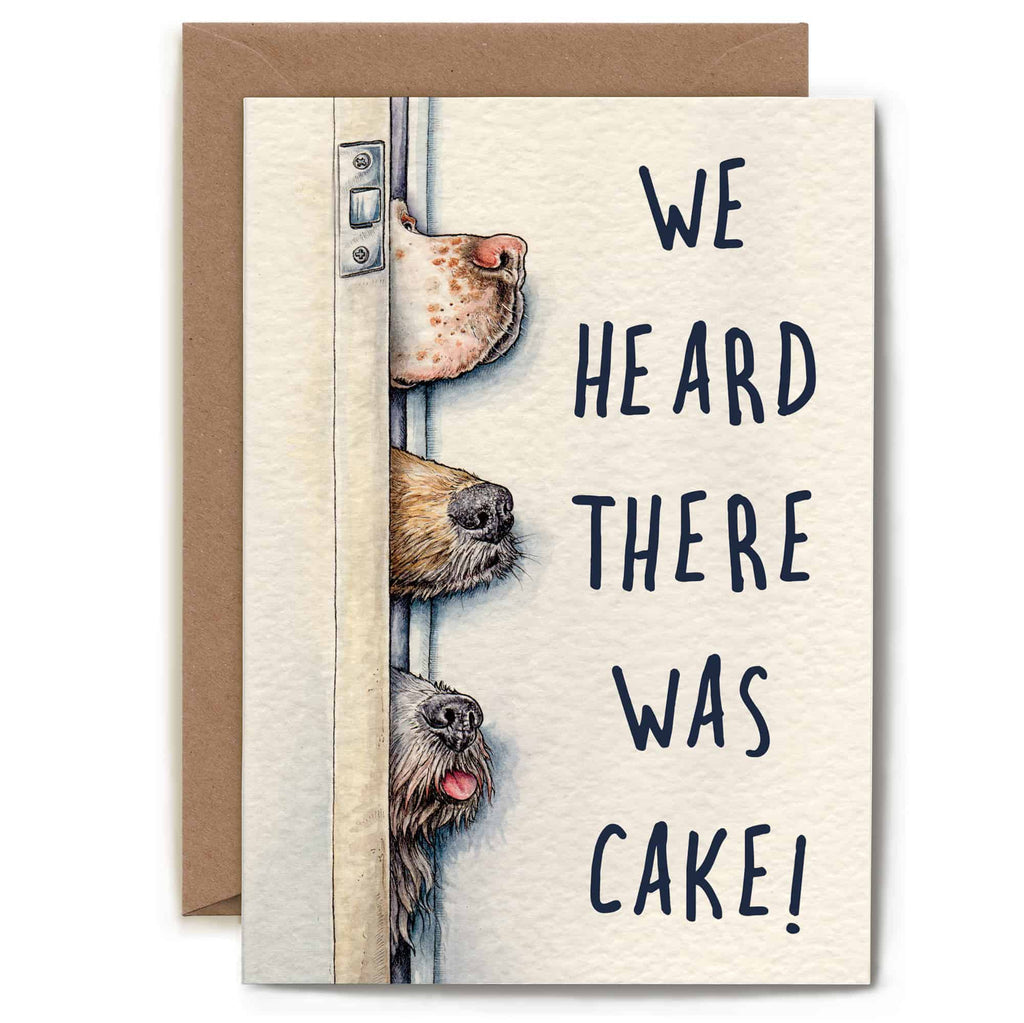 Bewilderbeest - Dog Birthday Cake Card