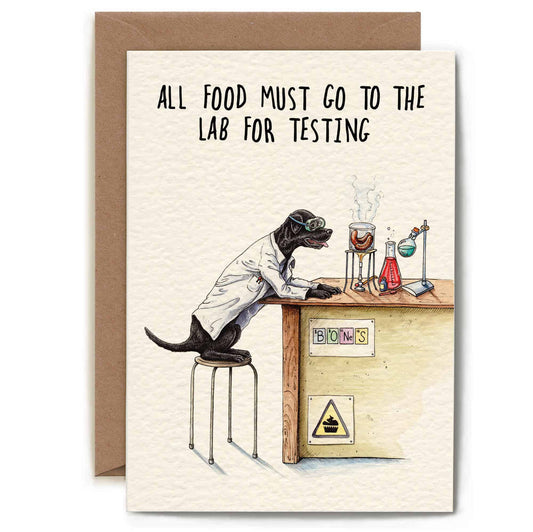 Bewilderbeest - Lab Testing Greeting Card