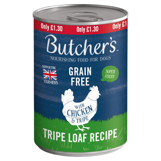Butchers Can Chicken & Tripe Loaf 400g