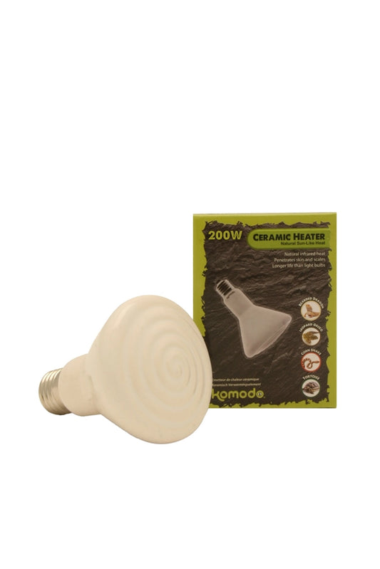 Komodo Ceramic Heat Emitter White 200W