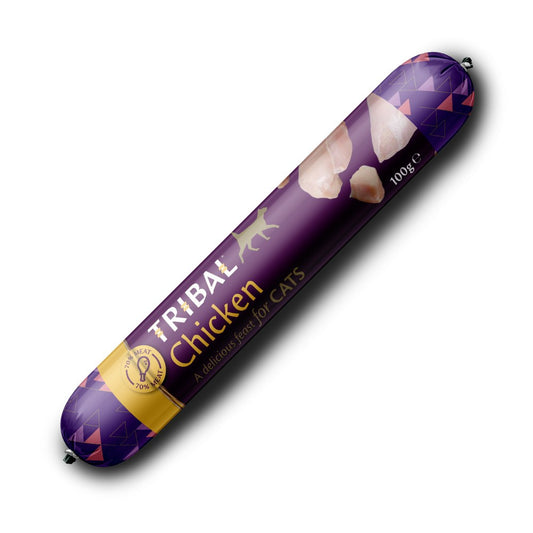 Tribal Cat 70% Gourmet Sausage Chicken 100g