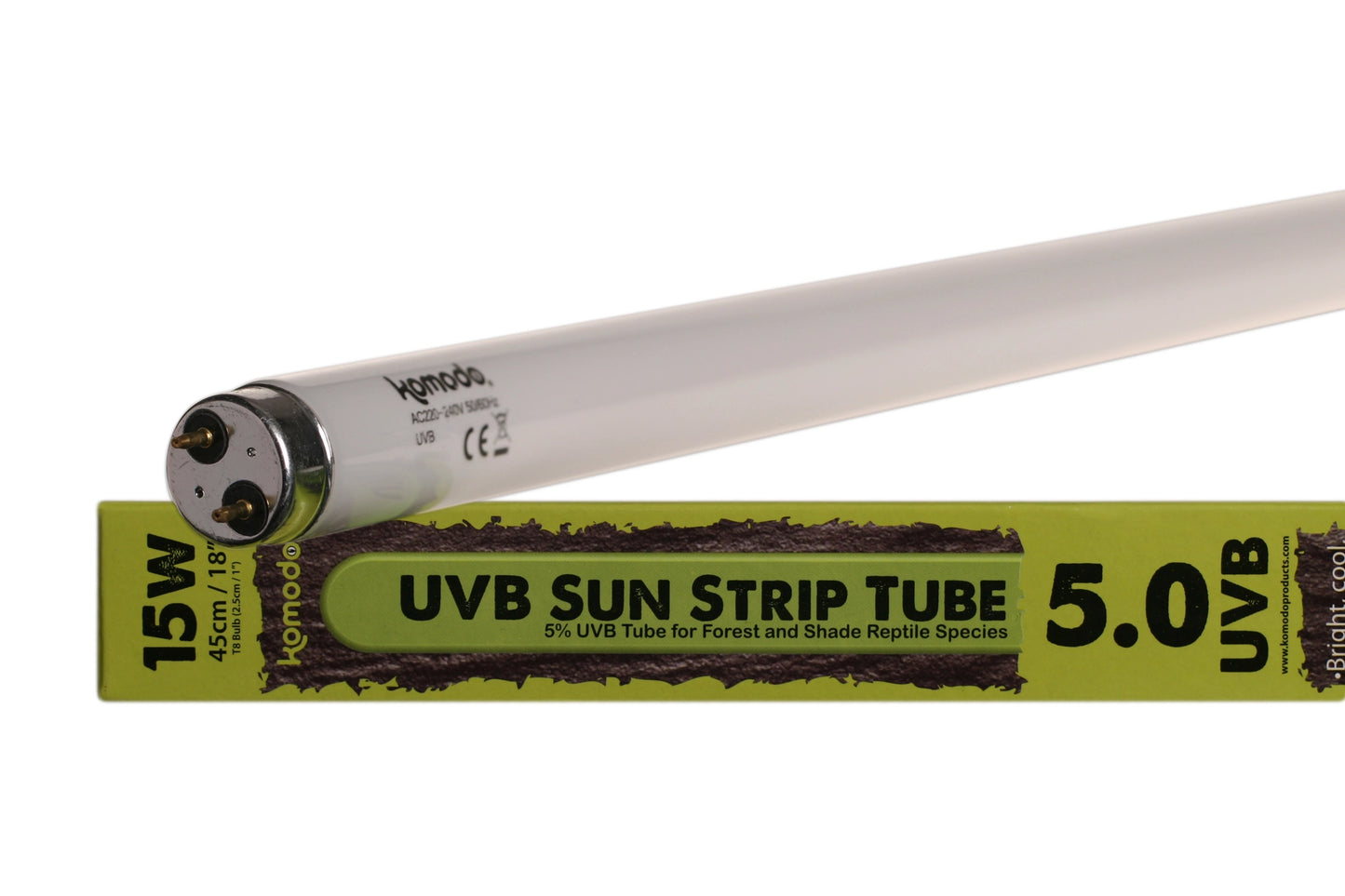 Komodo Fluorescent T8 Bulb UVB 5% 15W