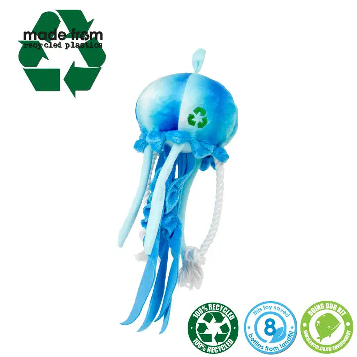 Ancol Made From Jelly Fish Plush Toy