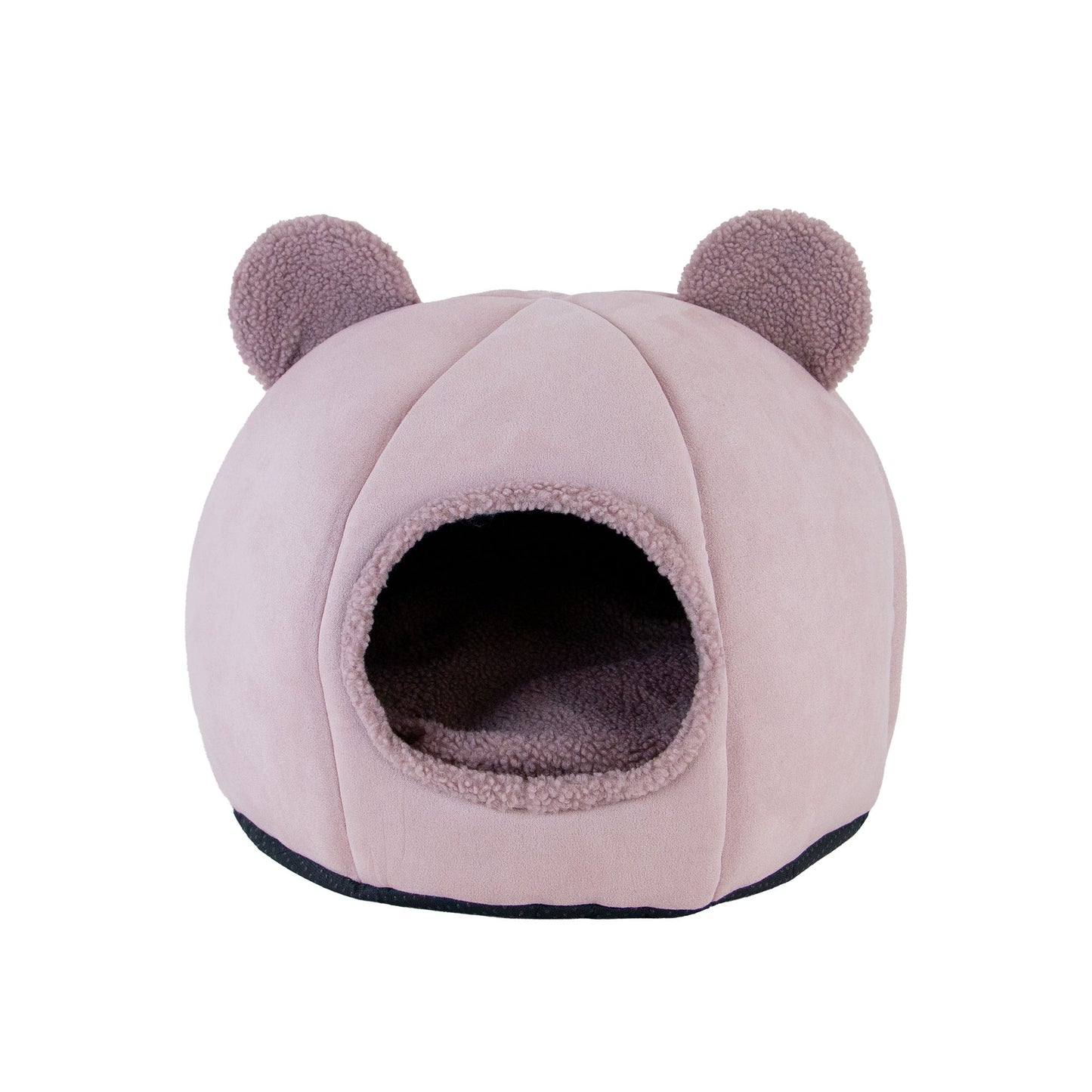 Ancol Teddy Bear Ear Cave Bed - Rose