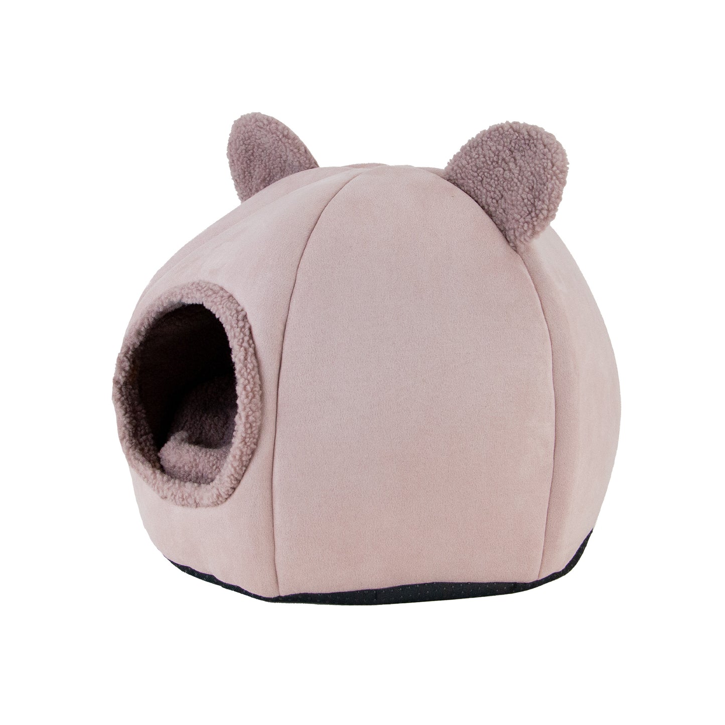 Ancol Teddy Bear Ear Cave Bed - Rose