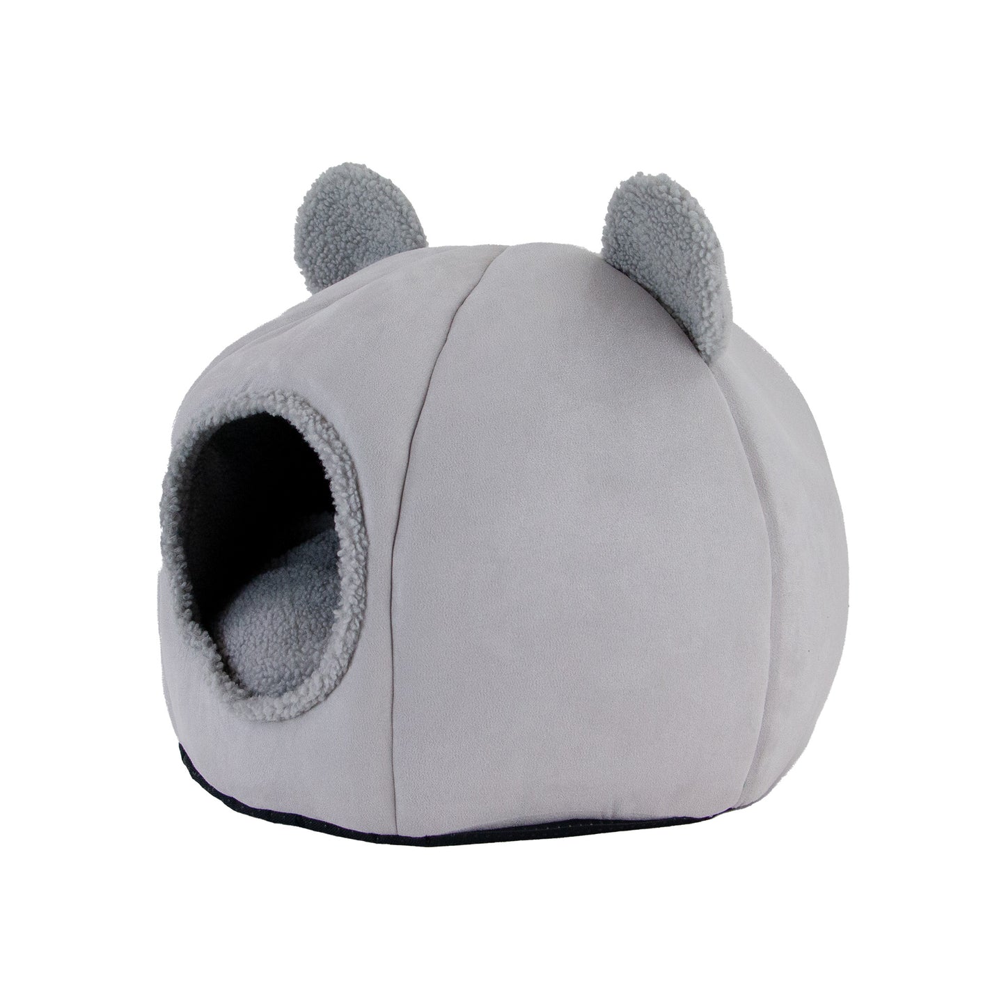 Ancol Teddy Bear Ear Cave Bed - Pebble