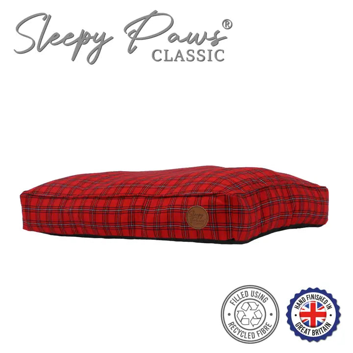Ancol Red Tartan Mattress 75x60cm