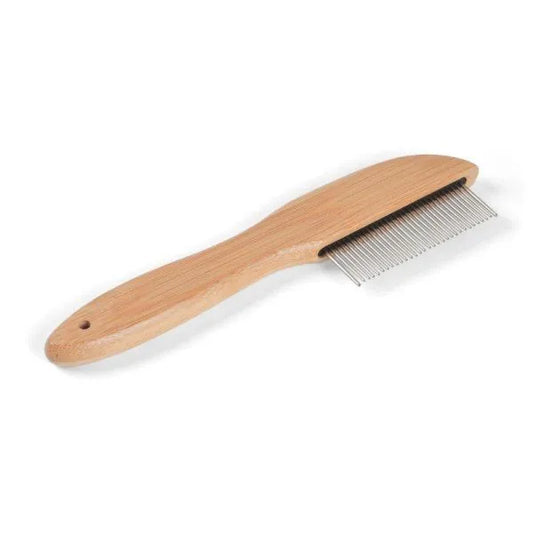 Zoon Bamboo Fine Tooth Rotating Comb